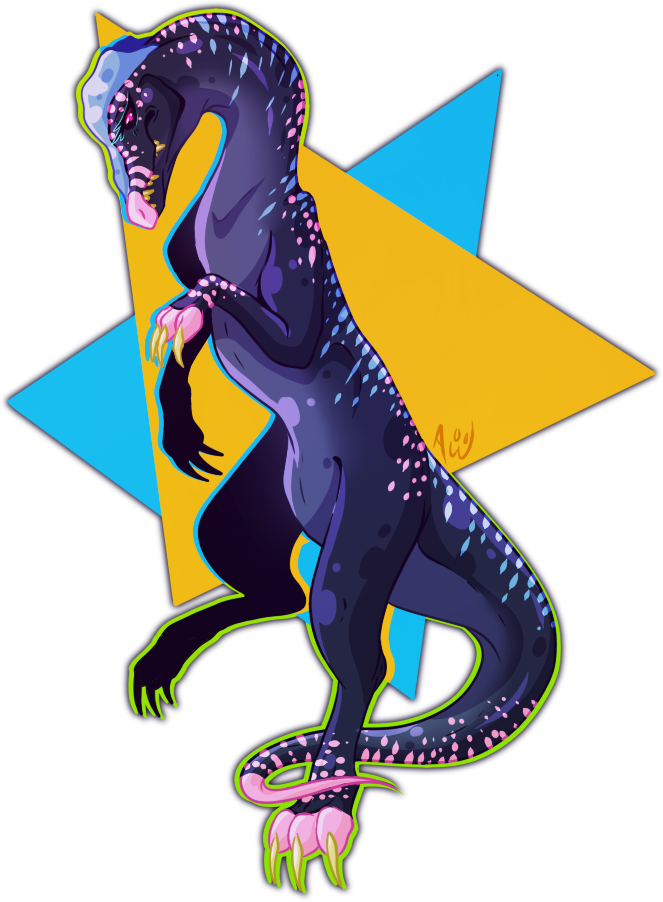 Colorful Dilo by Blemy on DeviantArt