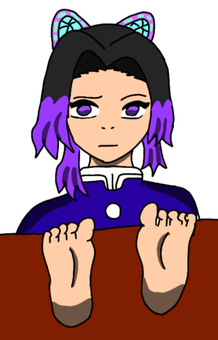 Shinobu feet by Esteban689 on DeviantArt