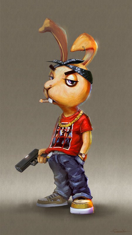 gansta rabbit