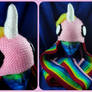 Lady Rainicorn Hat/Scarf Combo