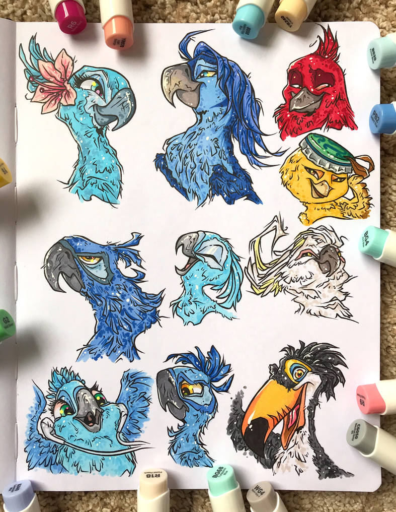 Ridicbird Deviantart Rio Rio 2 by PixeenMoon on DeviantArt