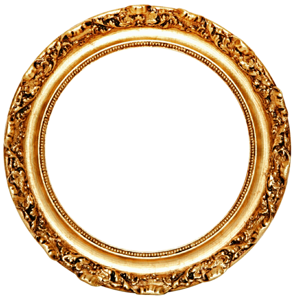 Round Gold Antique Frame 2 By Jeanicebartzen27 On Deviantart