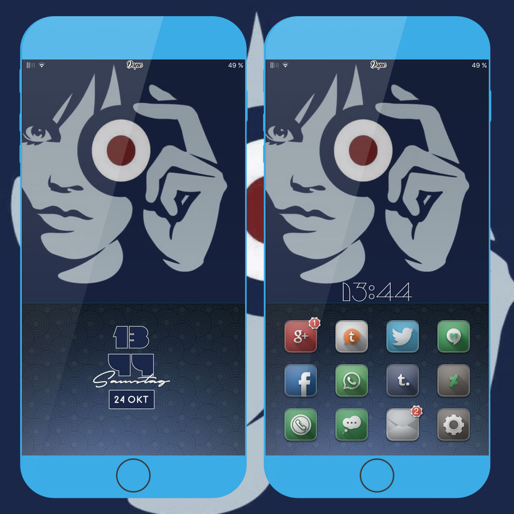 Flatish IOS9 Theme by MarcoGottuso on DeviantArt