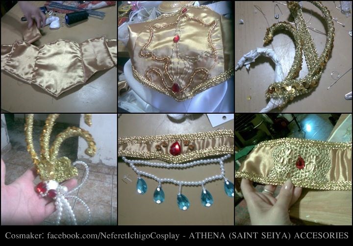 Athena - Saint Seiya (cosplay accesories) Tutorial