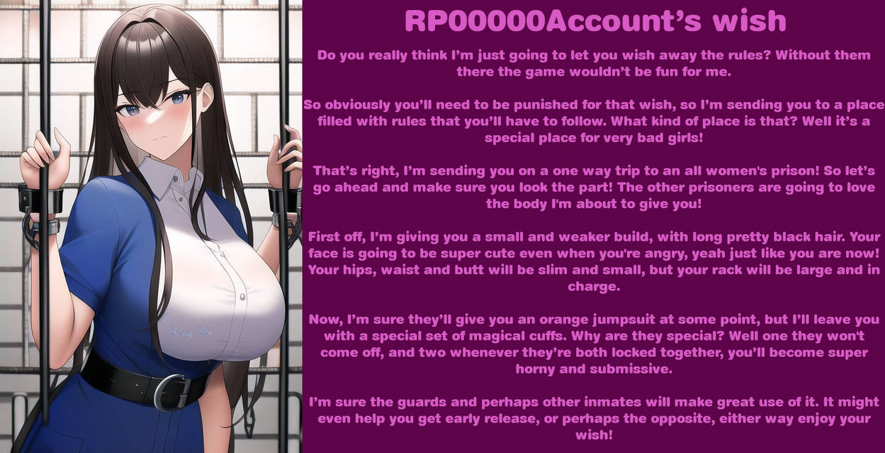 RP00000Account's wish (Caption) by Riley-TG on DeviantArt