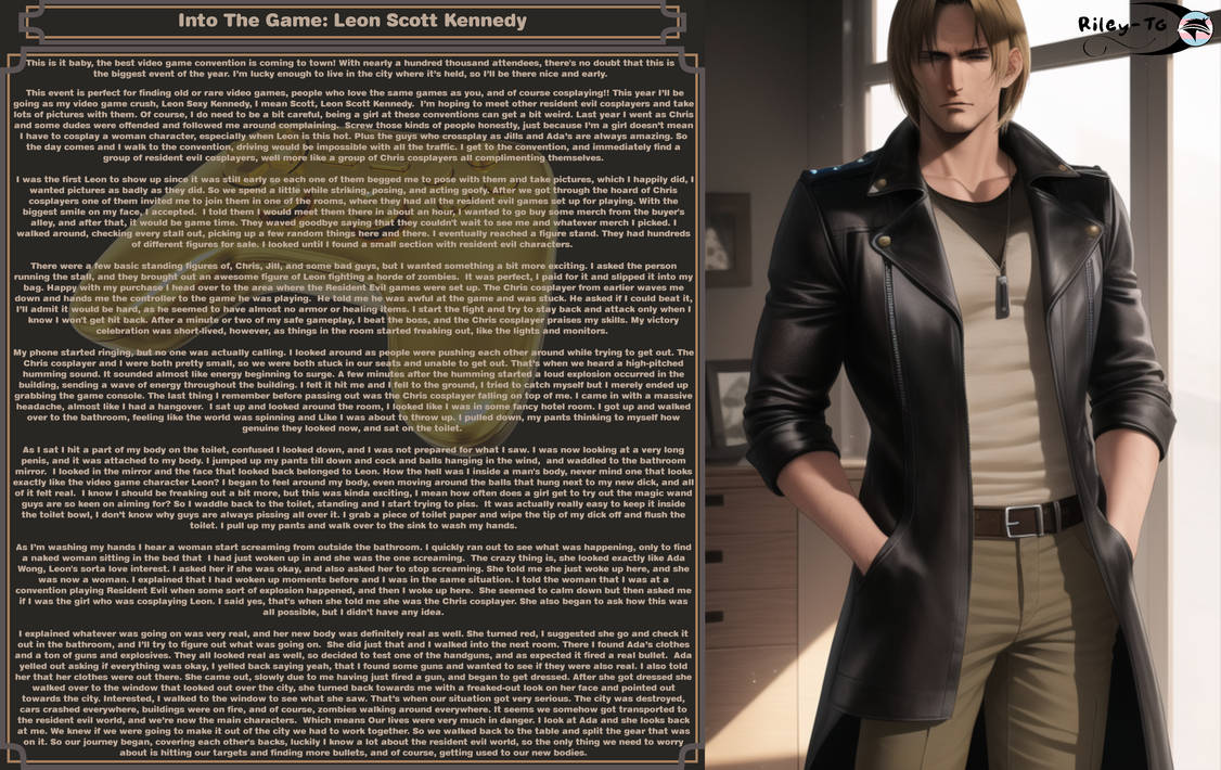 Into The Game: Leon Scott Kennedy by Riley-TG on DeviantArt