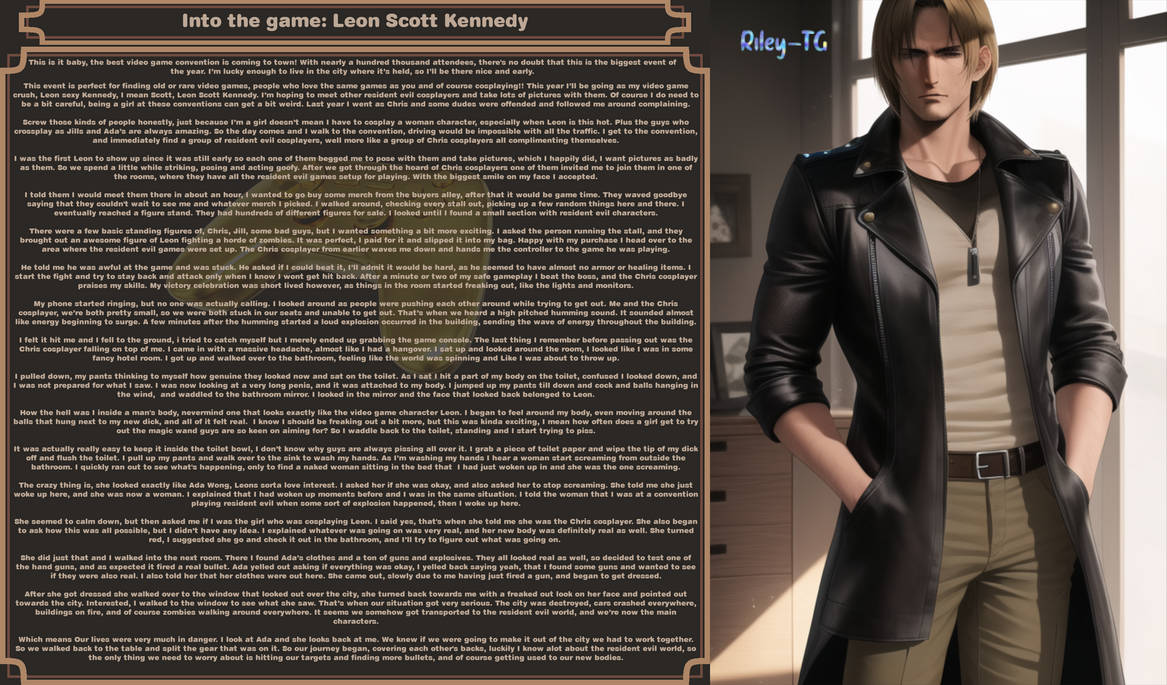 Into the game Leon: Scott Kennedy by Riley-TG on DeviantArt