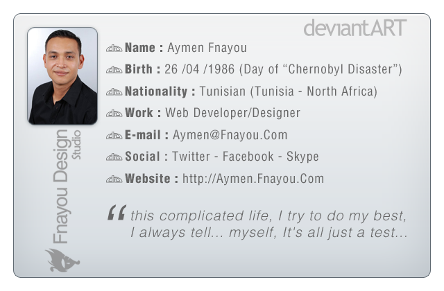 Aymen Fnayou DeviantID