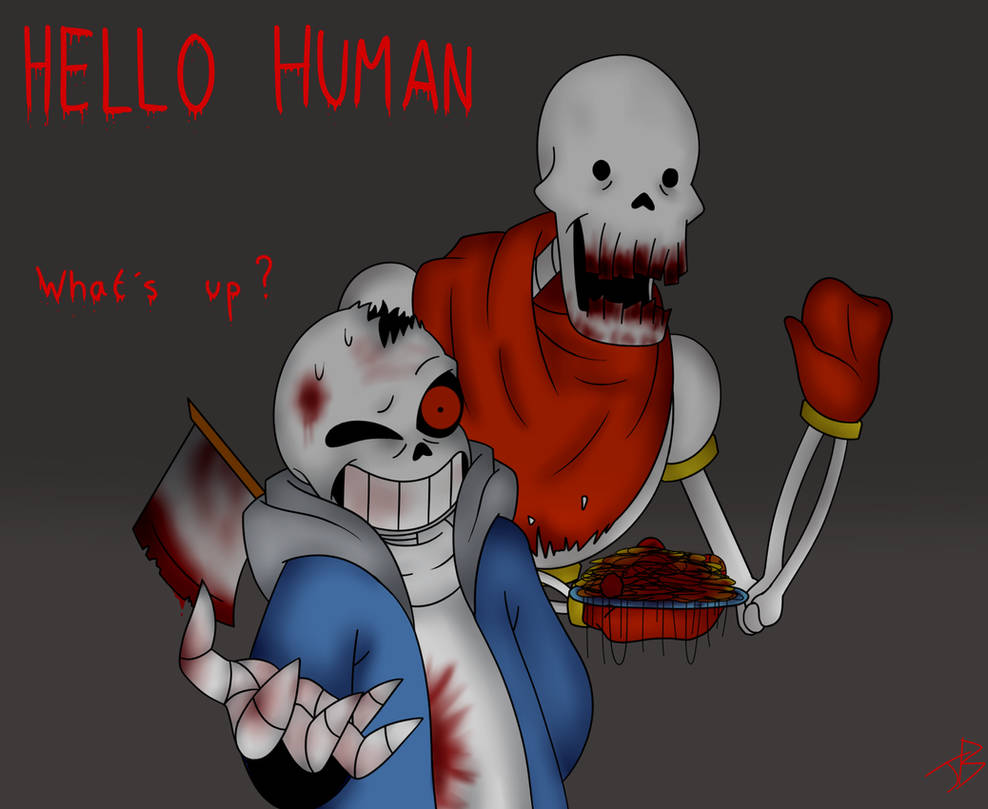 Speedpaint - Sans and Papyrus Horrortale by YueJo on DeviantArt