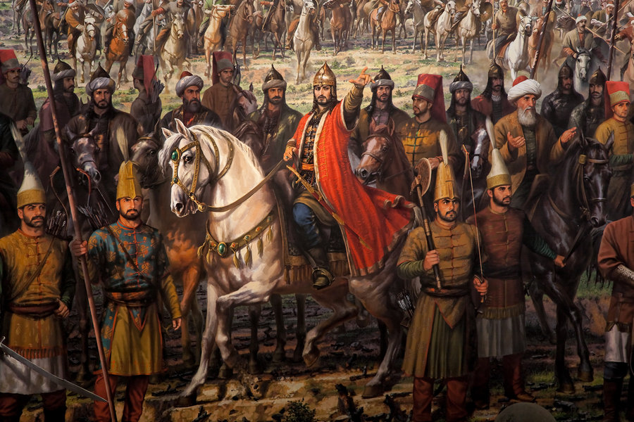 Mehmed II Around Constantinople With Army 1453