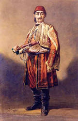 The Albanian Warrior In 1823