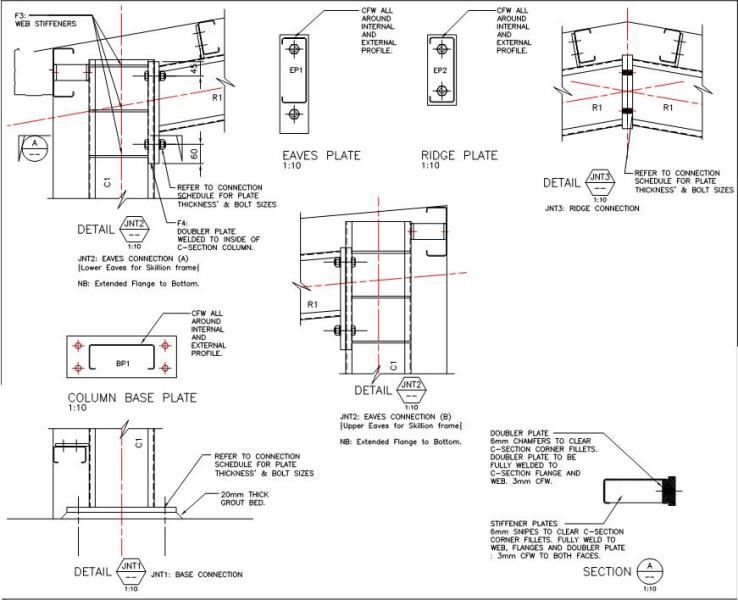 Steel Connection Details by Metamorphs96 on DeviantArt
