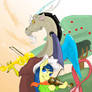 Discord went down to Equestria