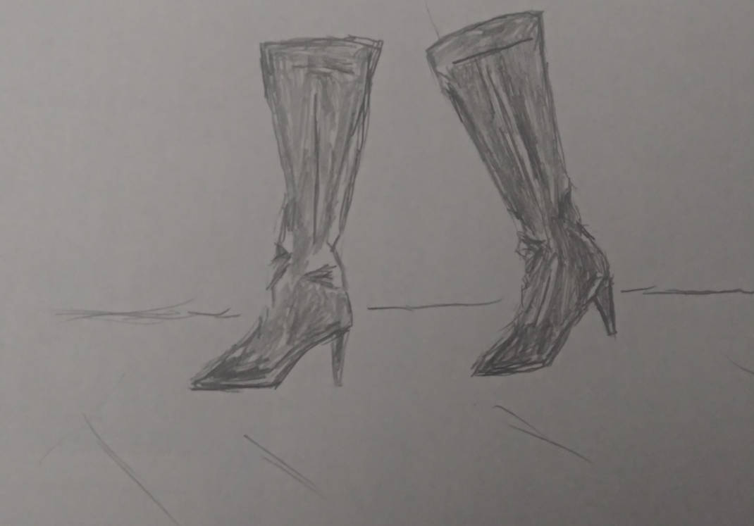 Side Boot Drawing Boots Side View by MattC230 on DeviantArt