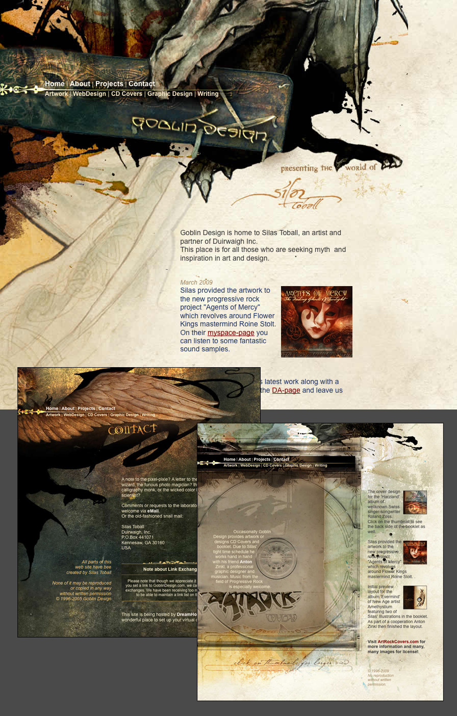 GoblinDesign - web design 2005