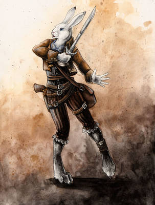 Steampunk Hare by nelena