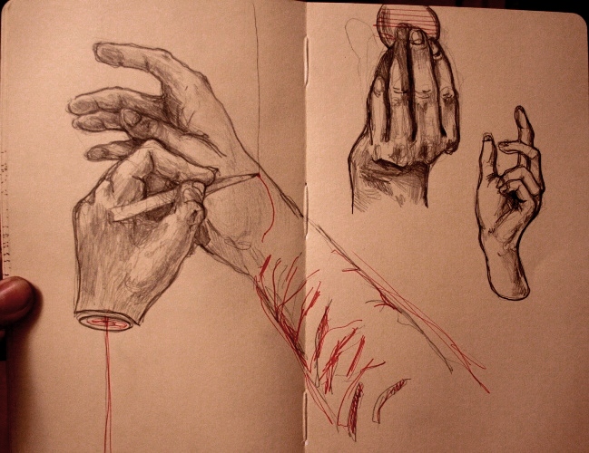 Hands which draw