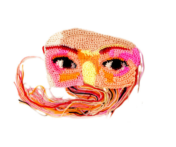 Crochet pieces of face 8