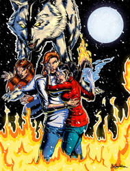 Idella Breen's Fire and Ice (Comic Book Art)