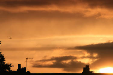 Awacs Sunset