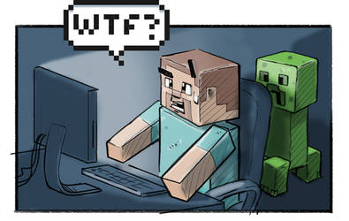 Minecraft late at night...