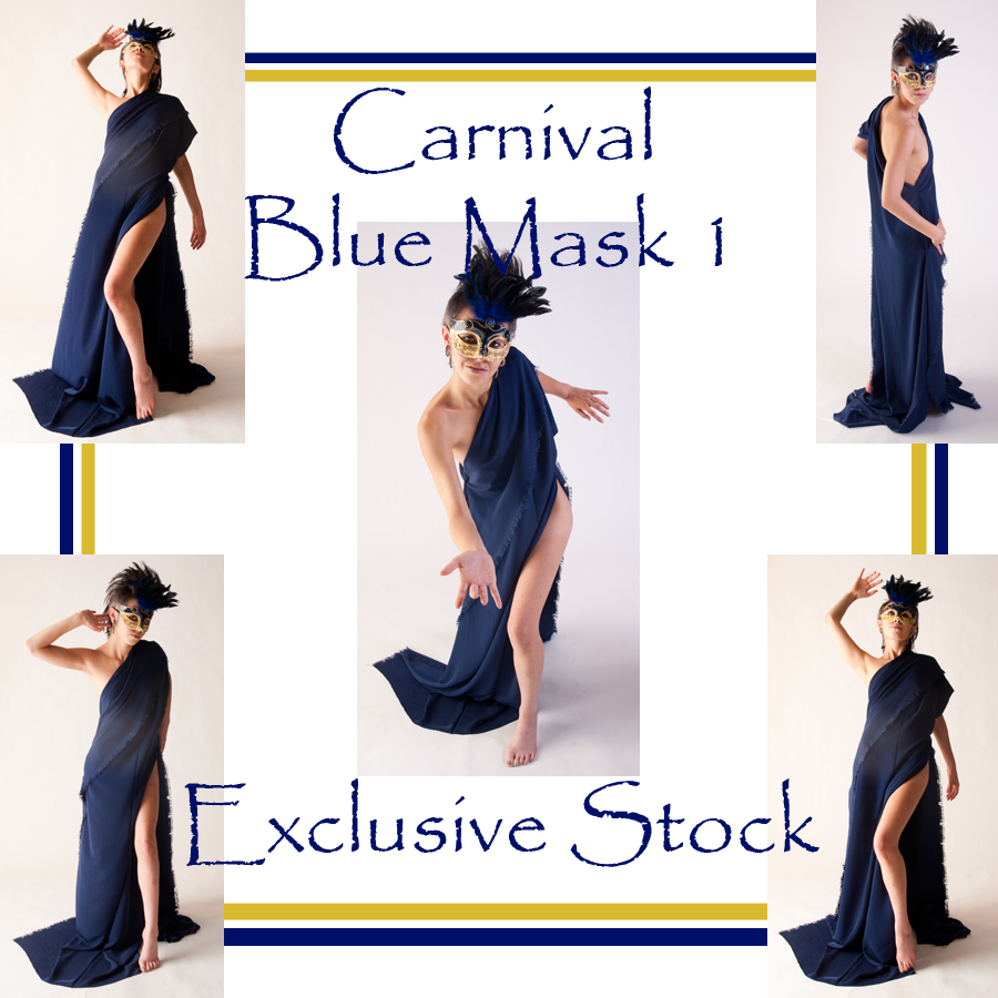 Carnival Blue Mask 1 Exclusive