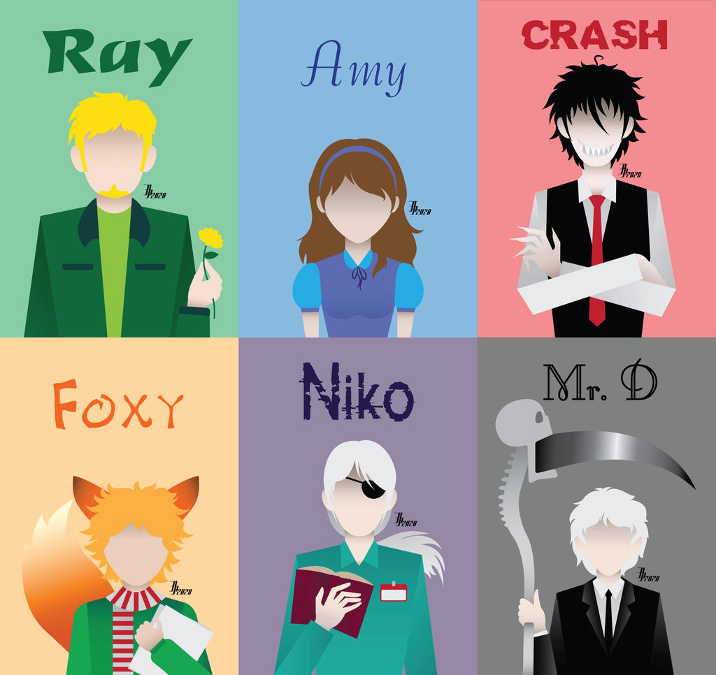 My Original Characters (minimalism) by PsihovanniyPrizrak on DeviantArt