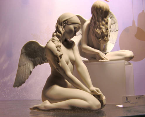 sitting angels