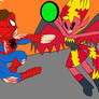 Spider-Man and Luna vs Sunset Shimmer (Coloured)