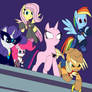 My version of the Power Ponies (As ponies)