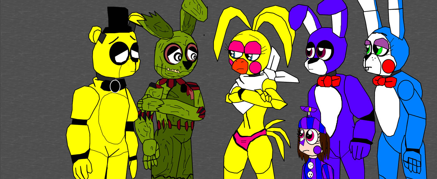 Trebloxs on X: The Withered Animatronics In my art style #FNAF #fnaffanart   / X