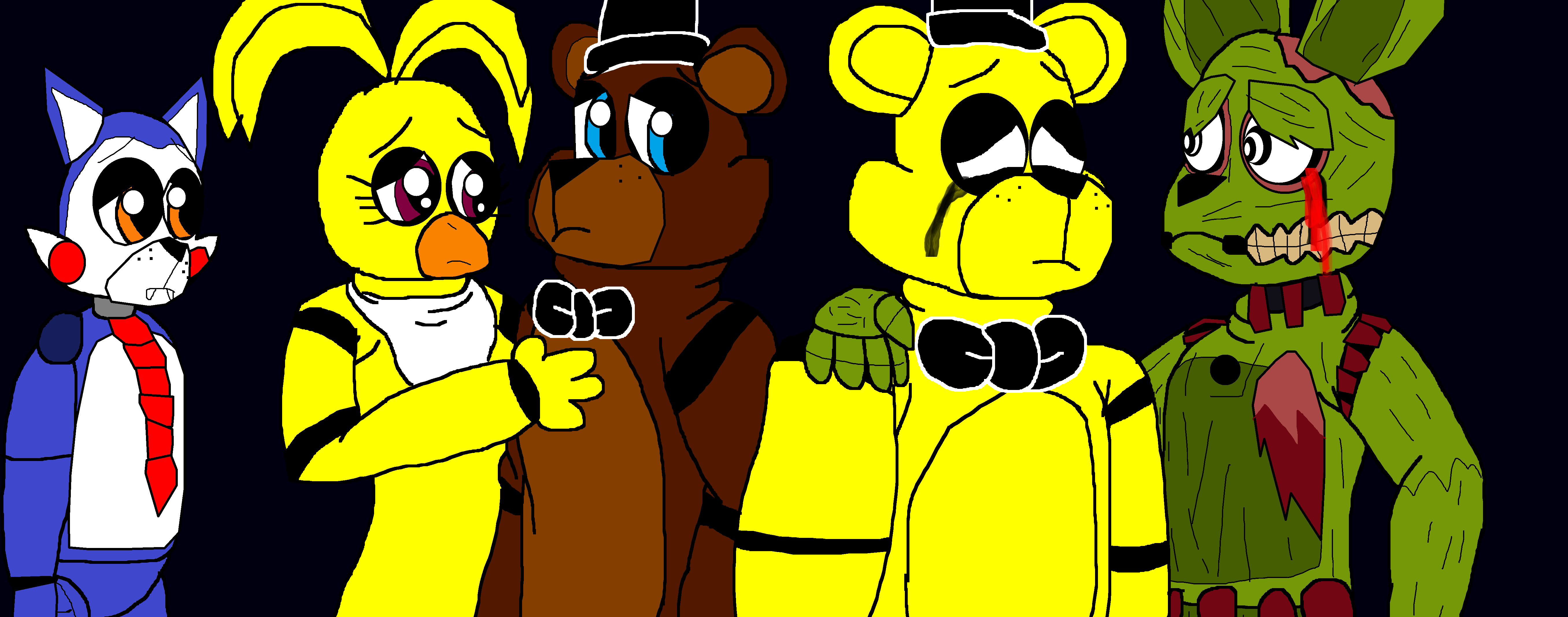 A.Old Golden Freddy And A. phantom golden freddy by fnatirfan on DeviantArt