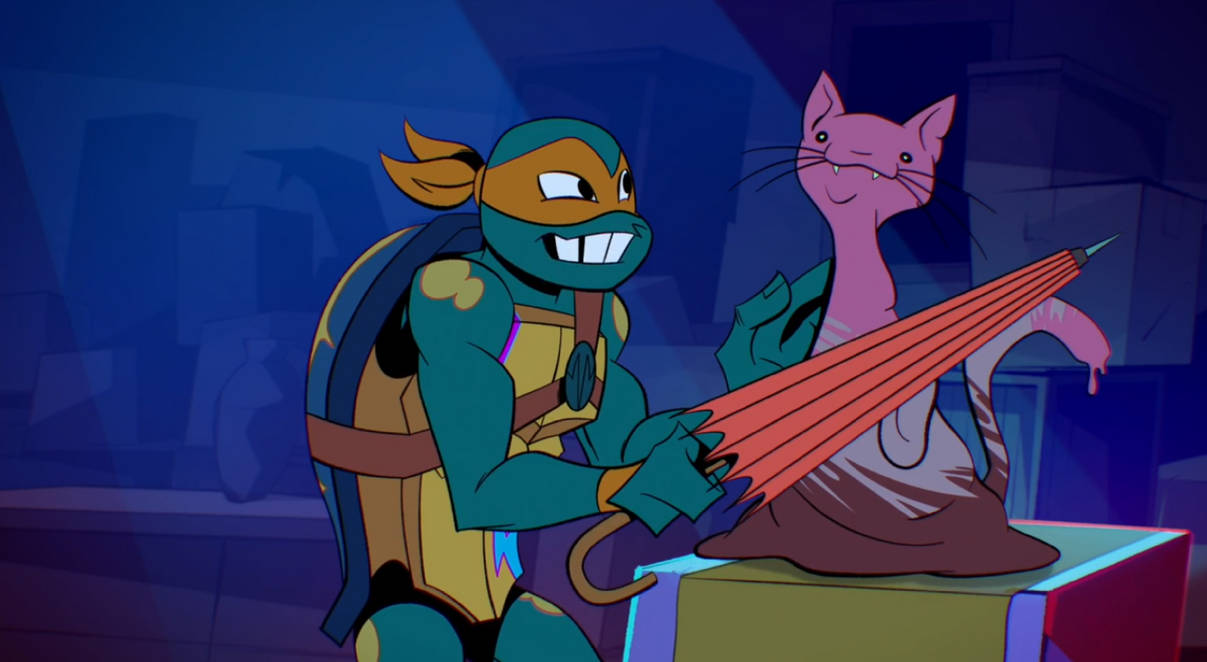 An easter egg in Rise of the TMNT by alvaxerox on DeviantArt