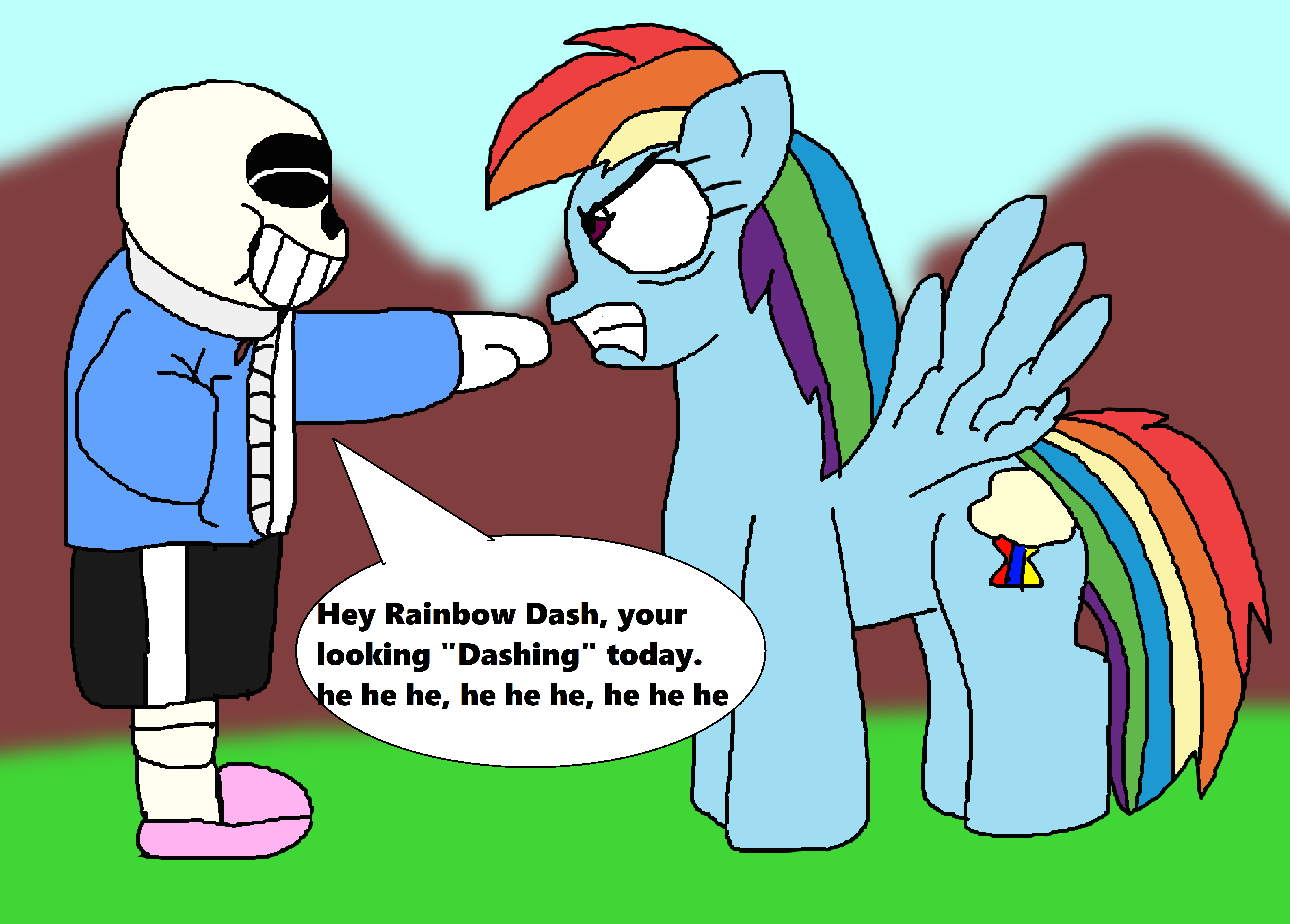 Sans Makes Fun Of Rainbow Dash Colored By Alvaxerox On DeviantArt sans-makes-fun-of-rainbow-dash-colored-by-alvaxerox-on-deviantart