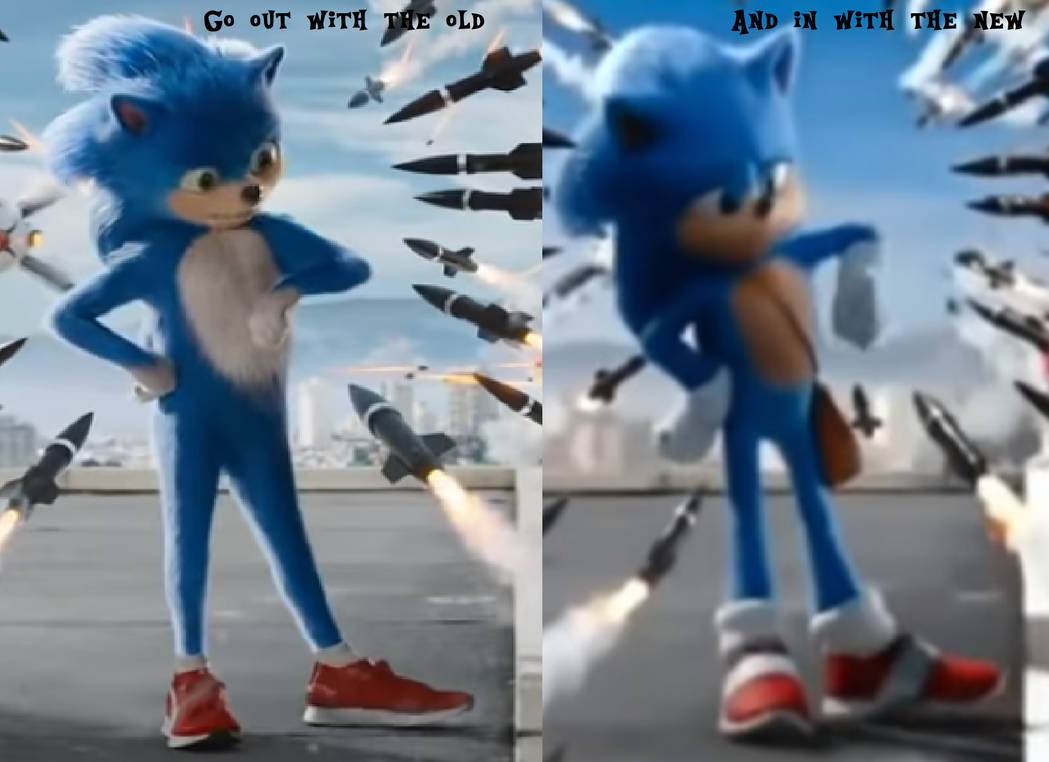 Sonic before/after i always wanted to do by alvaxerox on DeviantArt