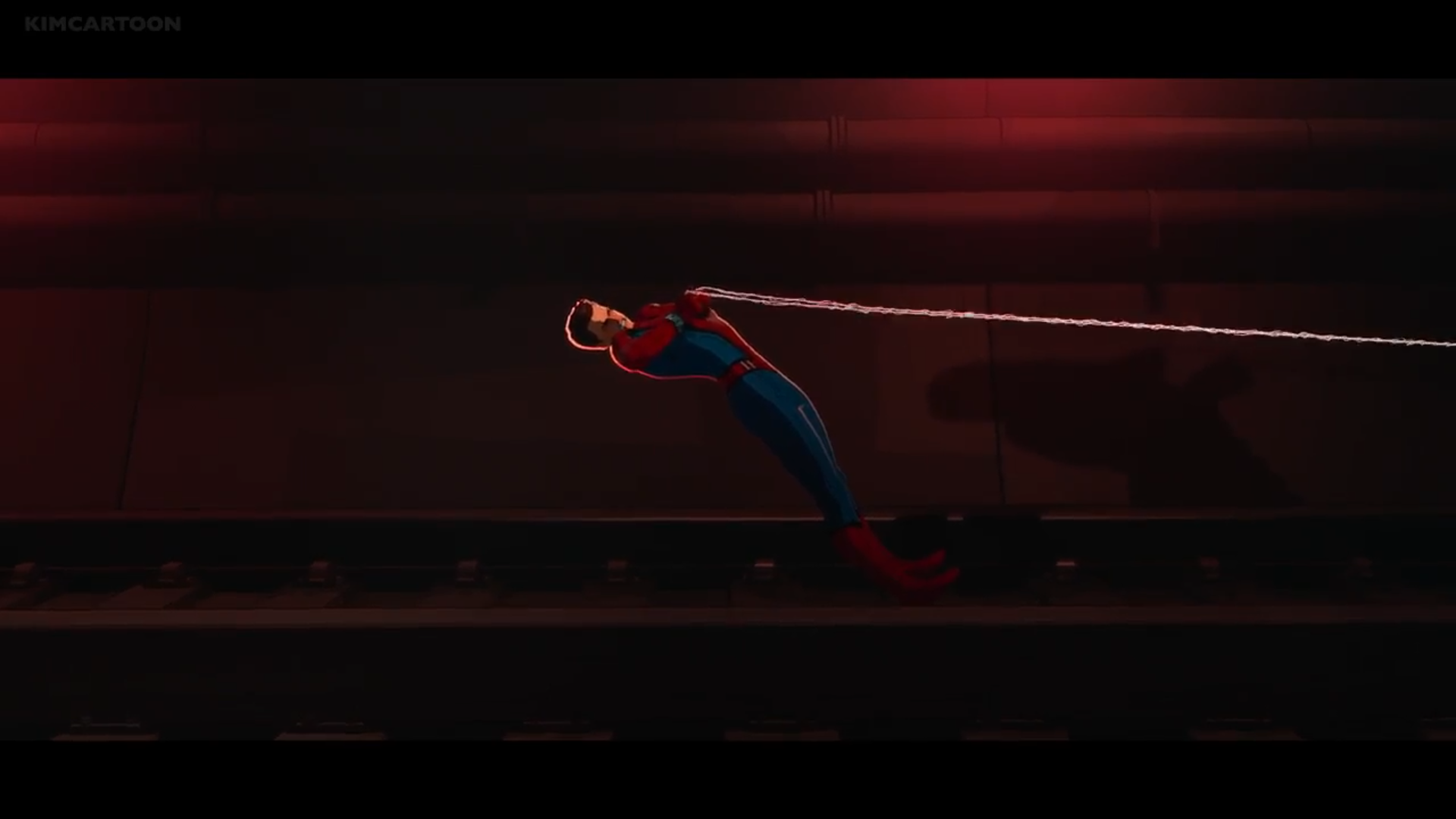 Spider-Man pulls a train by alvaxerox on DeviantArt