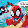 The Spidey Team oppa comic form