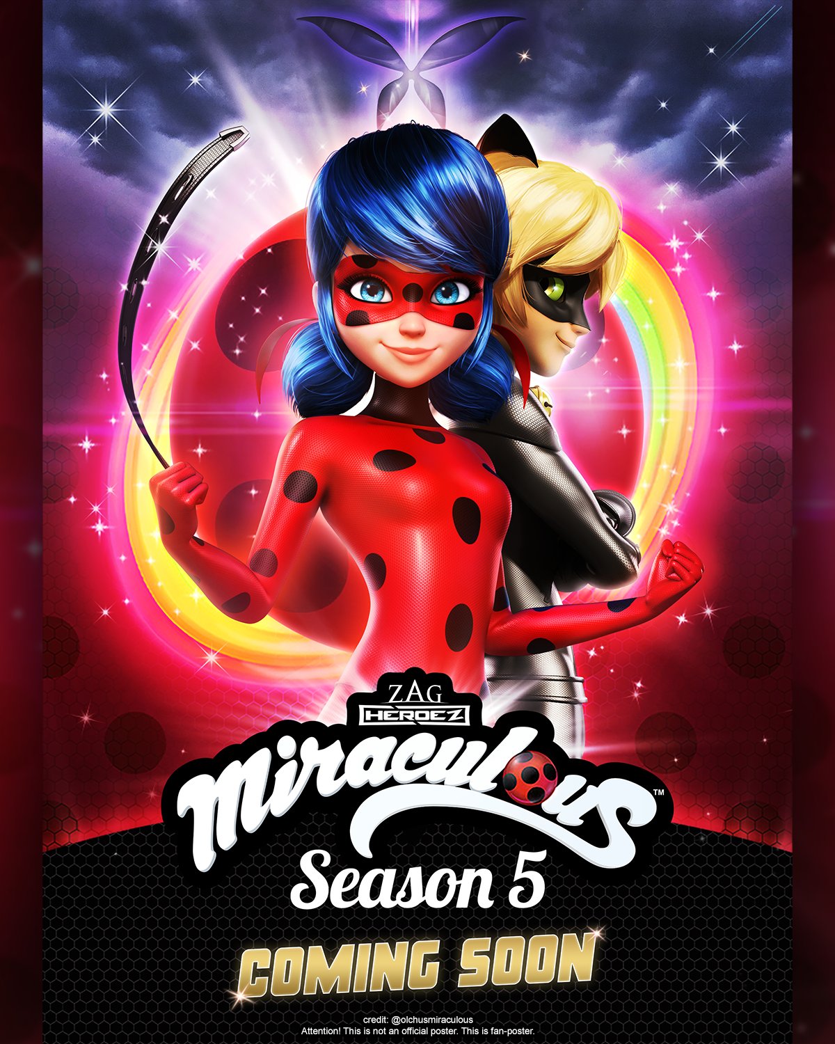 ♡Miraculous 🐞🇫🇷 SEASON 5 ☯️ on Instagram: “Season 5 Posters