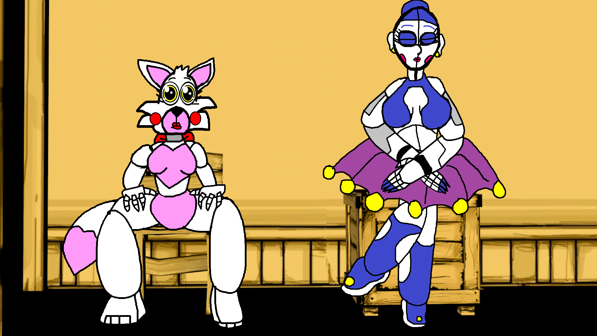 Funtime Chica in Sister Location! by JonlukevilleTVart on DeviantArt