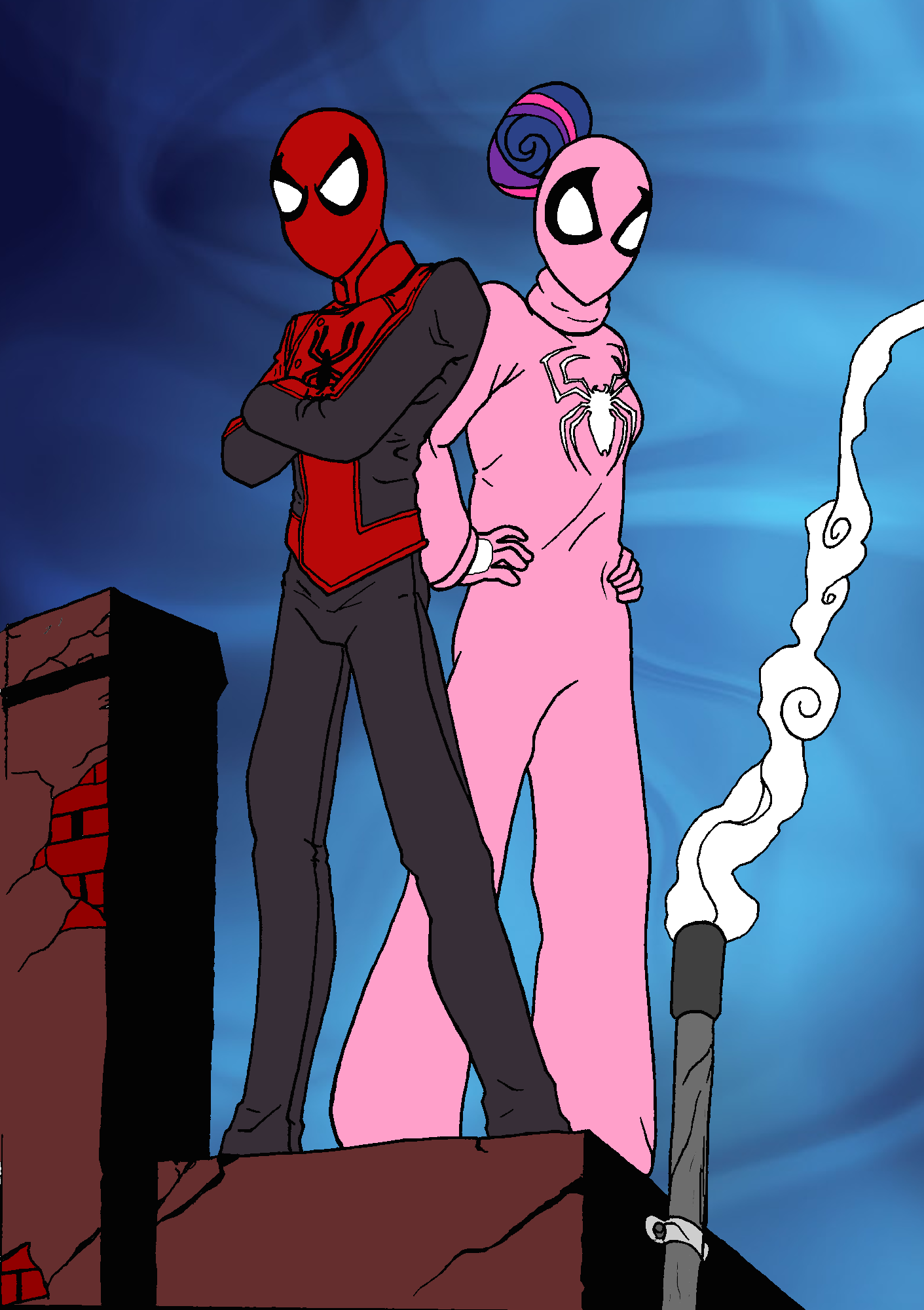 Spider Girl And Spider Man By Jmkplover By Alvaxerox On DeviantArt spider-girl-and-spider-man-by-jmkplover-by-alvaxerox-on-deviantart