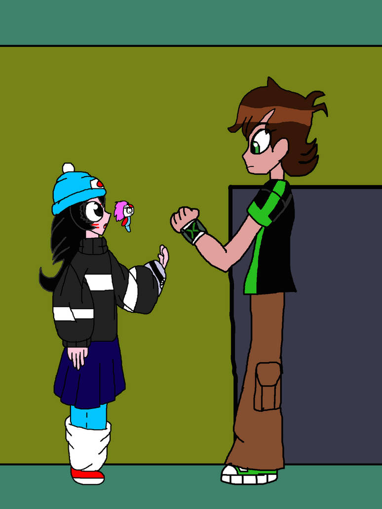 Isabelle meets Ben (Colored) by alvaxerox on DeviantArt