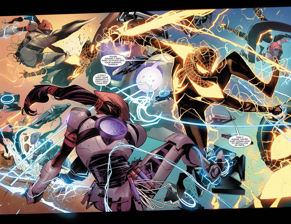 Miles Morales Spider-Man vs Rabble again by alvaxerox on DeviantArt