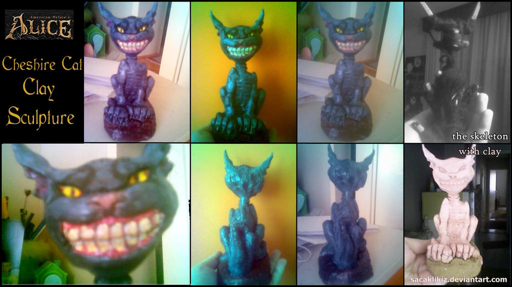 Cheshire Cat Sculpture - American McGee's Alice