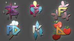 Mane6 - Logos by pims1978