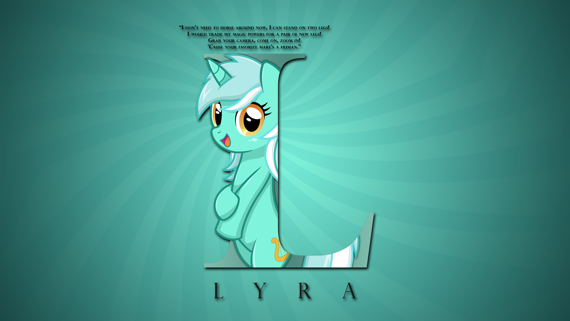 Wallpaper : Letters - Lyra