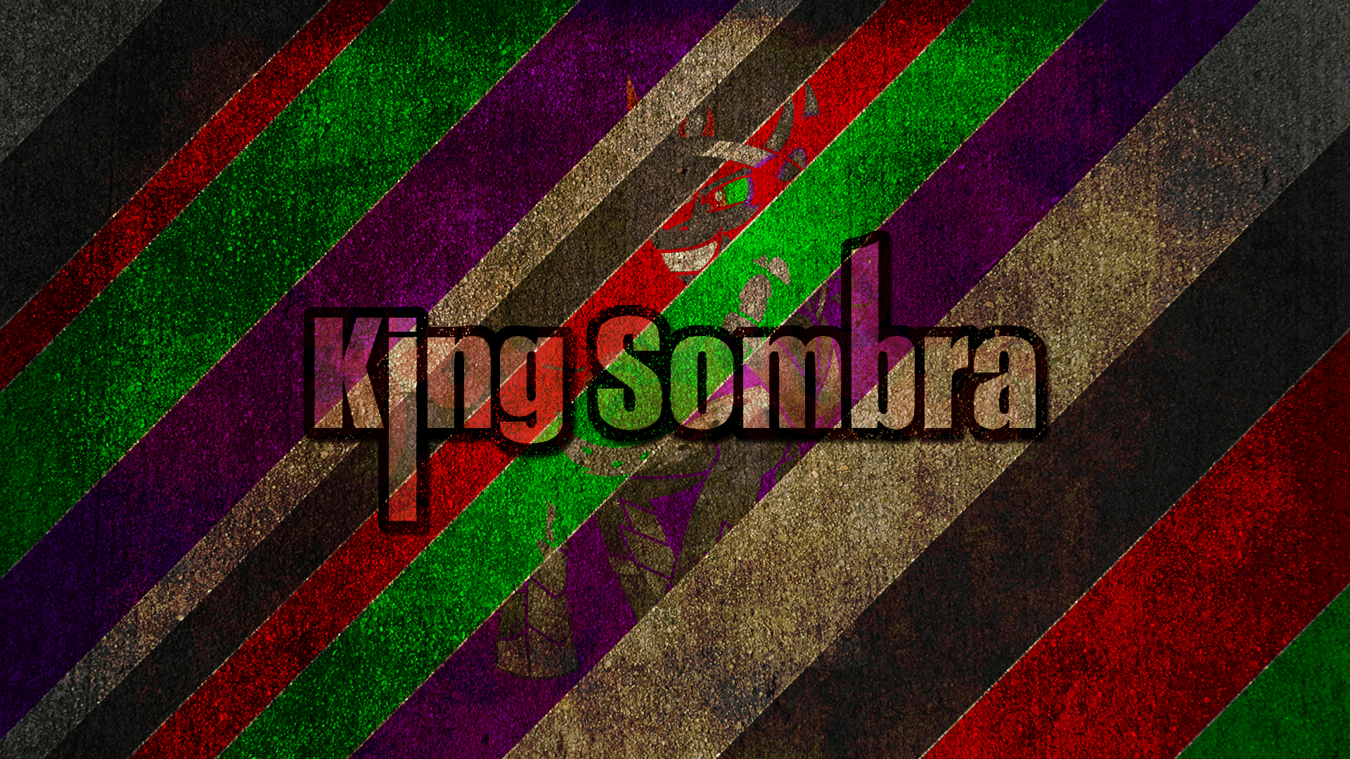 King Sombra - grunged