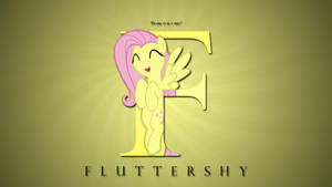 Wallpaper : Letters - Fluttershy