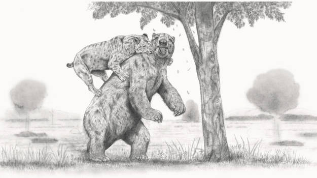 Prehistoric Safari : Giant Smilodon, the G.O.A.T.