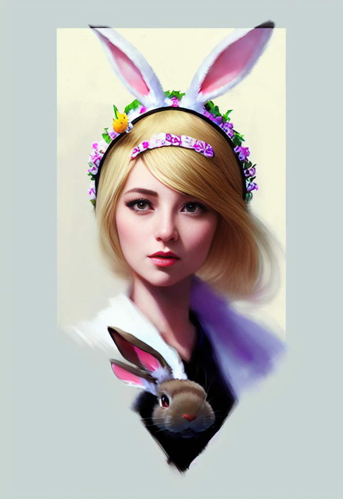 Bunny Girl and her Companion by PardonMyGoat on DeviantArt