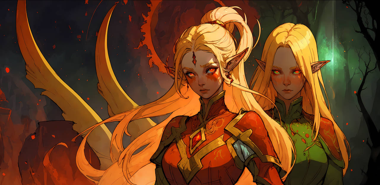 Blood Elves by PardonMyGoat on DeviantArt